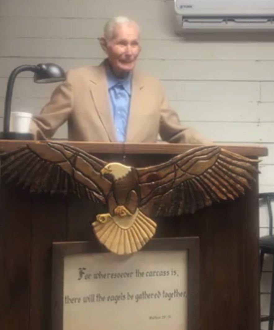 Brother Wood at Pulpit